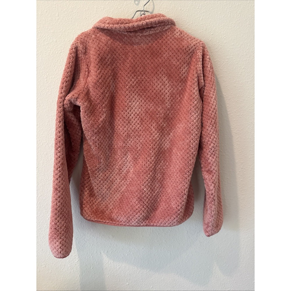 Columbia Fire Side Quarter Zip Pullover Sherpa Fleece Women's M, Blush/Salmon - Picture 4 of 5